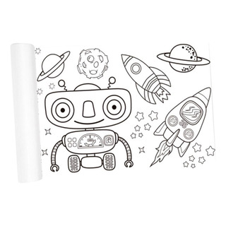 Rollo De Dibujo Para Niños, Libro Para Espacio De Ensueño Rollo De Dibujo Para Niños, Libro Para Espacio De Ensueño