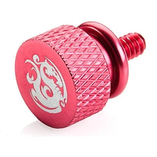 Bits Power Aluminio Tornillo Mariposa Rojo Logo Para M4