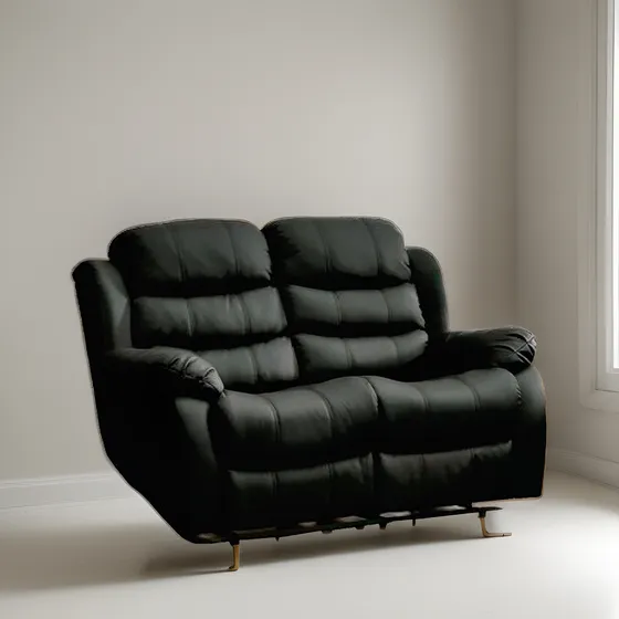 Sillon 2 Cuerpos Sofa Reclinable En Pu Living Beverly
