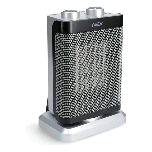 Calefactor Nex Cerámico 1400w 24x16.5x11.5cm color gris
