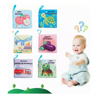 6pcs Libro De Tela Impermeable Educativo Juguetes Temprana 6pcs Libro De Tela Impermeable Educativo Juguetes Temprana