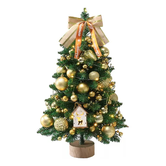 Pequeño Árbol De Navidad De Escritorio, Decoración Ligera,