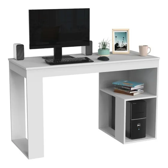 Escritorio RTA MueblesAstana madera aglomerada de 120cm x 73.5cm x 50cm blanco