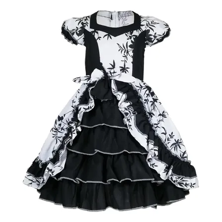 Vestidos Niña Huasa / Chinita Fiestas Patrias Talla 10 12 14
