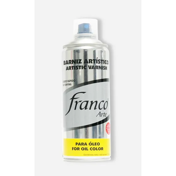 Barniz Artístico En Spray Para Óleo Y Acrílico Franco Arte