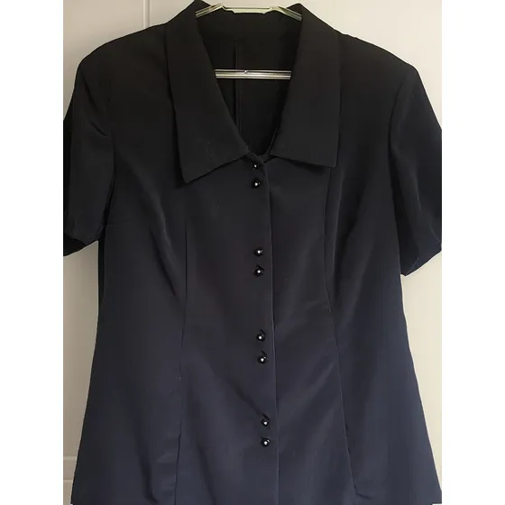 Blusa P Dama. De Vestir.hecha P Modista.t.m/l.hermosa Queda.