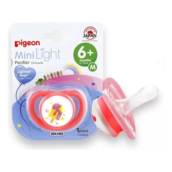 Chupete Pigeon Odontológico Mini Light M 6m+