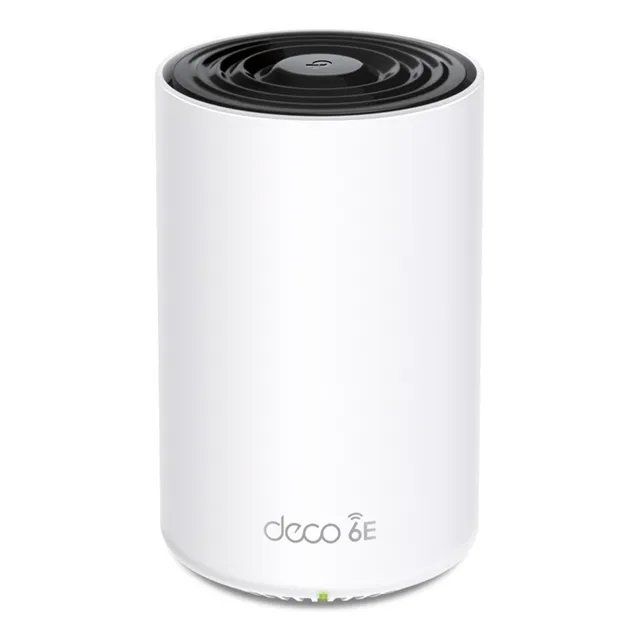Sistema Wifi Mesh Tp-link Deco Xe75 5400mbps Tri-banda Pack1 Color Blanco/negro