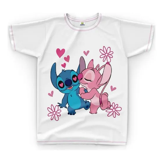 Franela Para Niñas De Stitch
