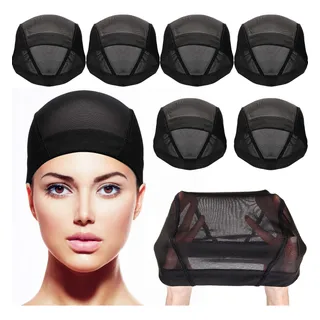 Paquete De 5 Gorras De Cupula Estirables, Gorras De Peluca D Paquete De 5 Gorras De Cupula Estirables, Gorras De Peluca D
