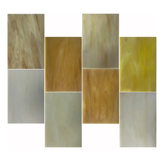 Boxcasa 8 Hoja Vidriera 4 X 6  Variedad Azulejo Mosaico Para