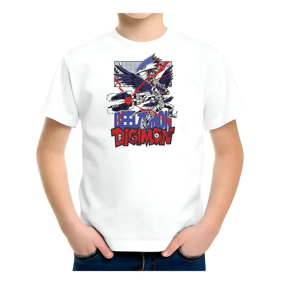 Remera Digimon - Anime Niños Talles Especiales Aesthetic