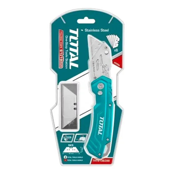 Cutter Tipo Navaja Trapezoidal Profesional Total Tht5136288
