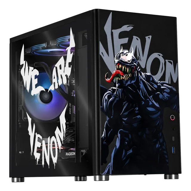 Xtreme Pc Gaming Amd Radeon Rx 7600 Ryzen 7 5700g 32gb Ssd 1tb Sistema Liquido Wifi Venom-spider