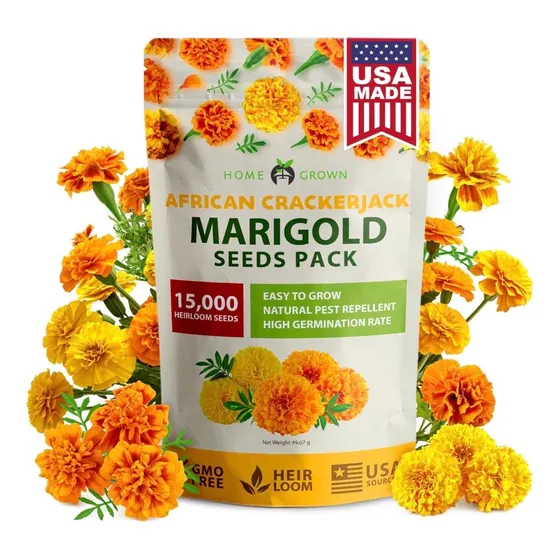 Semillas De Caléndula Plantas Home Grown Crackerjack 100g