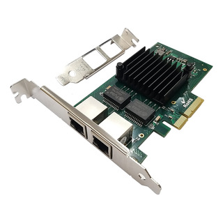 Placa De Rede Dual Giga 82576eb E1g42et Pci-e X1 Realtek Placa De Rede Dual Giga 82576eb E1g42et Pci-e X1 Realtek