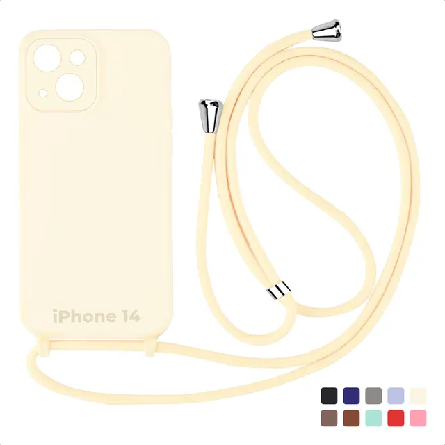 Case Capa Facility Com Cordão Alça Para iPhone 14
