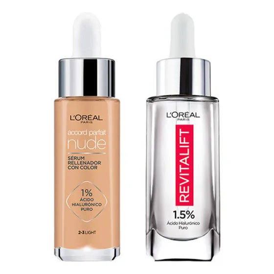 Kit Serum L'oreal: True Match + Acido Hialuronico