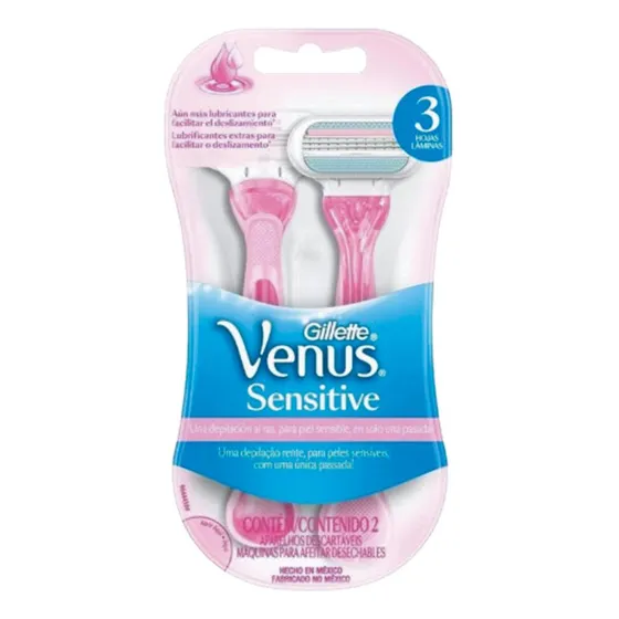 Gillete Venus Sensitive Mujer X2 Unidades
