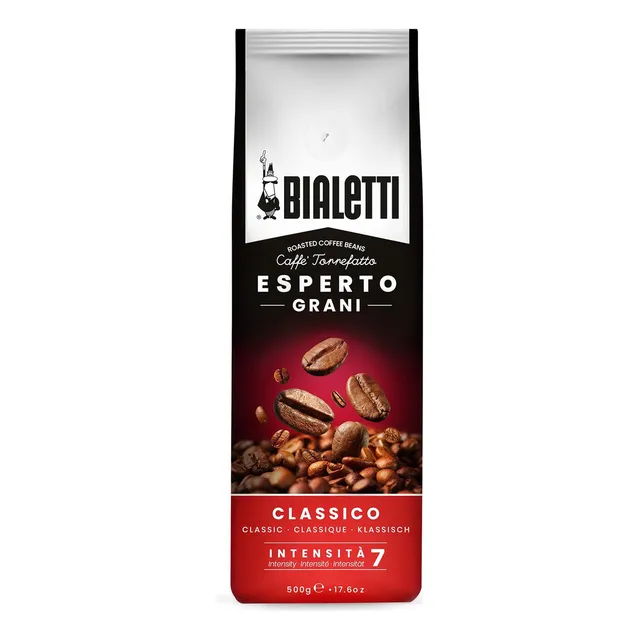 Café Bialetti Esperto Grani Tostado En Grano Clásico X 500gr