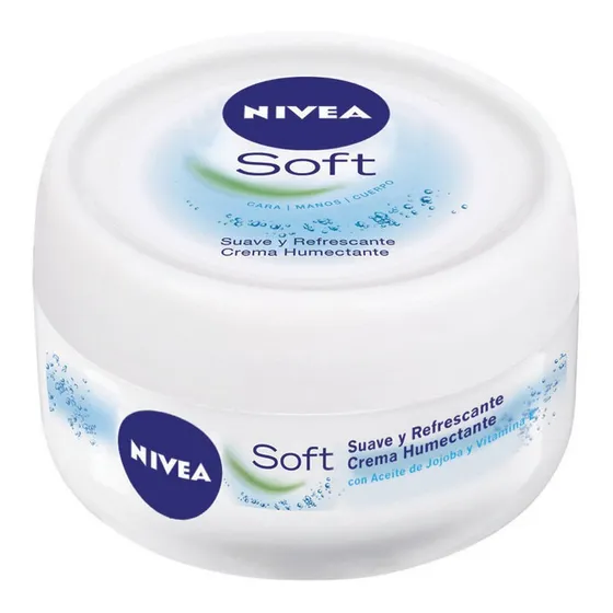 Crema Nivea Soft Humectante Cara Manos Cuerpo X 200 Ml