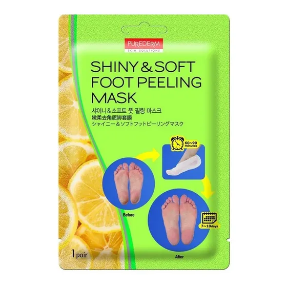 Máscara De Pies Shiny & Soft Peeling Purederm