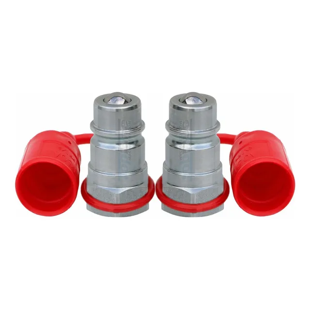 2 Unidad Ag Quick Coupler Male On Ball Style Utilizado 1