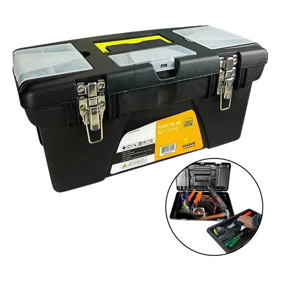 Box De Herramientas De Plástico Robusta De Toolusa | 185 X