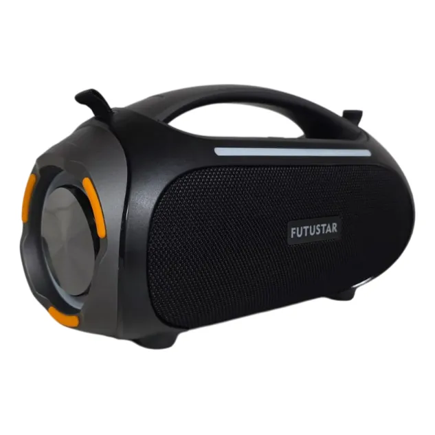 Bocina Portátil X28 Futustar Cilíndrica Negro 60w 2600mah Negro
