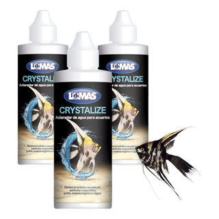 Aclarador Para Agua De Peceras Acuario Cristalino 120ml 3 Pz Aclarador Para Agua De Peceras Acuario Cristalino 120ml 3 Pz