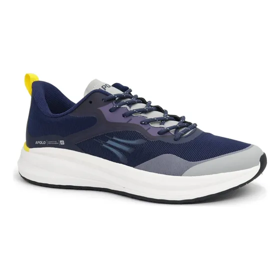 Zapatilla Apolo  De Caballeroah22-91 Marino Amarillo