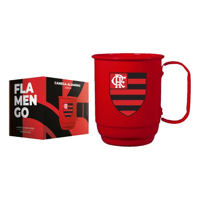 Caneca Aluminio Flamengo  500ml