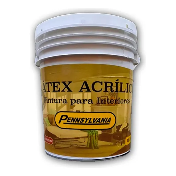 Latex Interior Y Exterior Pennsylvania Antihongos 3,6lt Eli Color Blanco