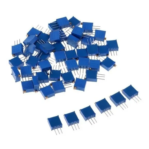 Kit De 100 Potenciómetros Trimpot Diferente Valor 10 Pza C/u