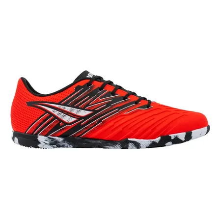 Chuteira De Futsal Masculina Furia Y-4 Penalty Vermelho-branco-preto 35 Br