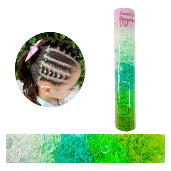 Pack 2000  Elásticos Para El Pelo Colores Degrade Suave