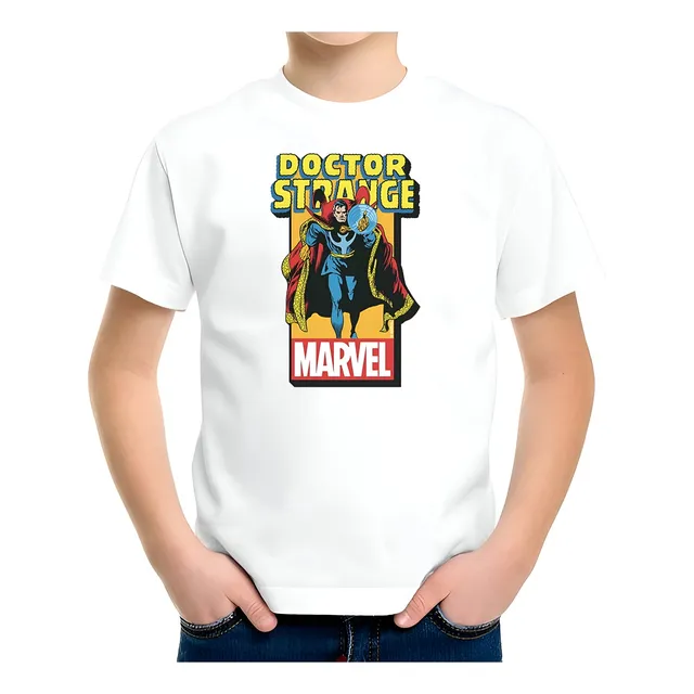 Remera Dr Strange Marvel - Talles Especiales Niños Niñas