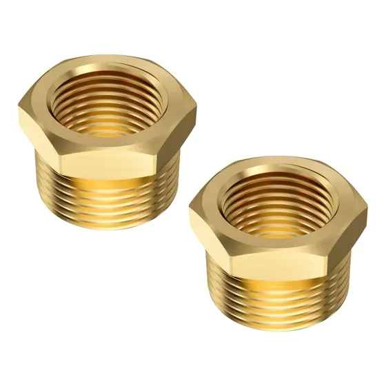 Bucha De Redução Metal 3/4 X 1/2 Roscável 2 Unidades