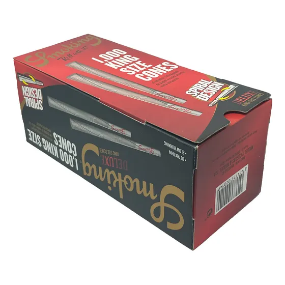 Seda Cone Smoking Deluxe King Size - Caixa 1000 Un