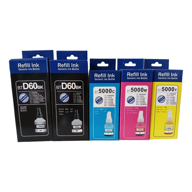 Kit 5 Tintas Compatibles Para Brothe T220 T520 T720 T920