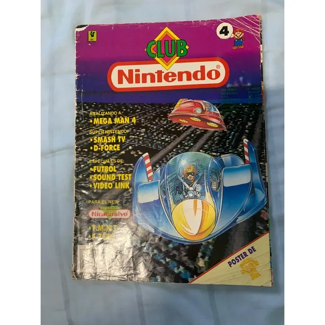 Revista Club Nintendo 4 De Coleccion Vintage Negociable