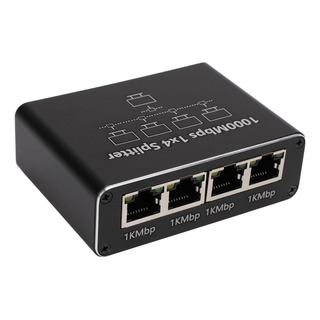 Divisor De Internet De Alta Velocidad Ethernet 1 A 4 Lan De Divisor De Internet De Alta Velocidad Ethernet 1 A 4 Lan De