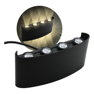 Lampara Led Pared Arbotante 8 Luces Luz Cálida Int/ext Muro Lampara Led Pared Arbotante 8 Luces Luz Cálida Int/ext Muro
