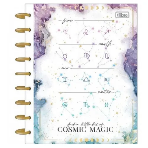Caderno Tilidisco Capa Dura Colegial 1 Matéria Magic 80 Fls