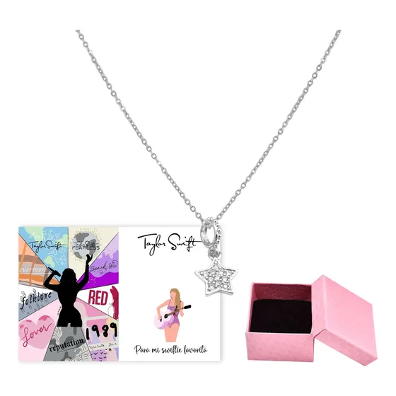 Sjx Cadena De Regalo Taylor Swift Fans Swiftie Acero