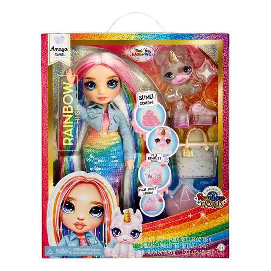 Muñeca Rainbow High 27cm Classic Style Amaya Skyler Y Violet