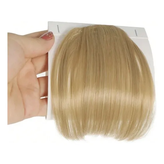 Flequillo Falso Para Mujer Postizo Pelo Sintético Cabello