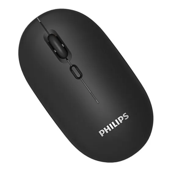 Mouse Sem Fio Original Philips M203 1600dpi 2.4g Exclusivo