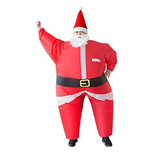 Disfraz Inflable De Santa Claus Adulto Unisex Para Navidad Disfraz Inflable De Santa Claus Adulto Unisex Para Navidad