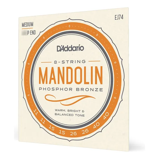 Cuerdas De Mandolina D Addario Bronce Fosfórico 11-40